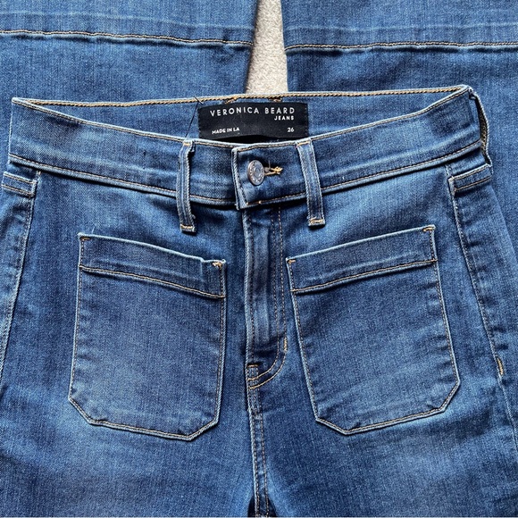 Veronica Beard Sheridan Flare Jeans - Picture 6 of 11